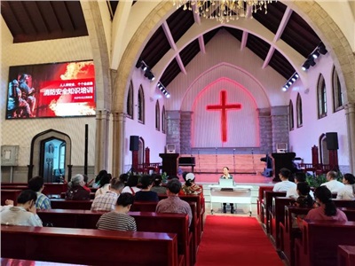 【安全生产月】长沙市北正街教堂举行消防安全知识培训及消防演练